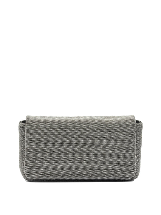 Flap Precious Crossbody Bags Brown