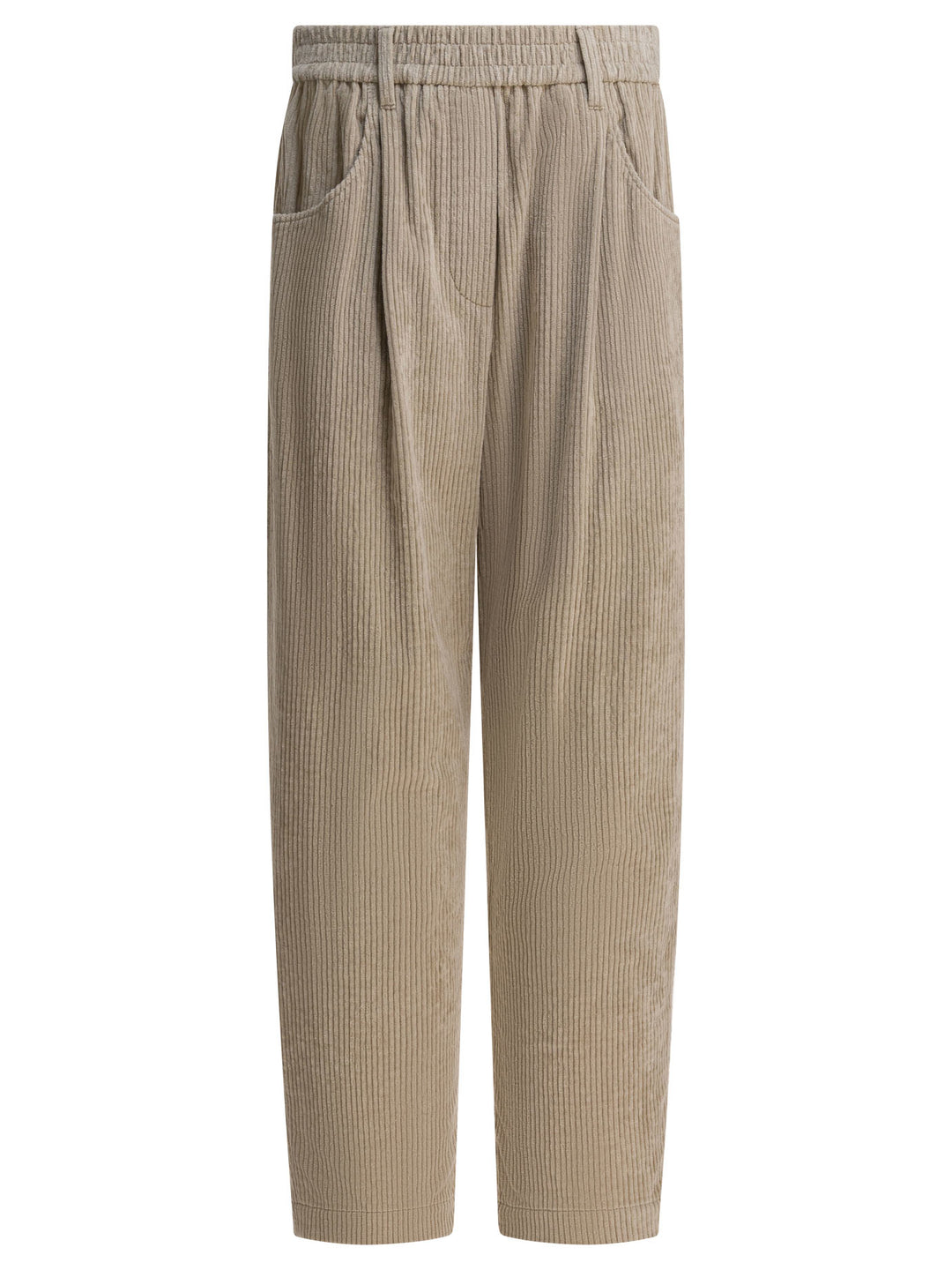 Brunello Cucinelli Baggy Pants Trousers - Beige | efa49409b89a2657e853e122dae731dd0630ed83