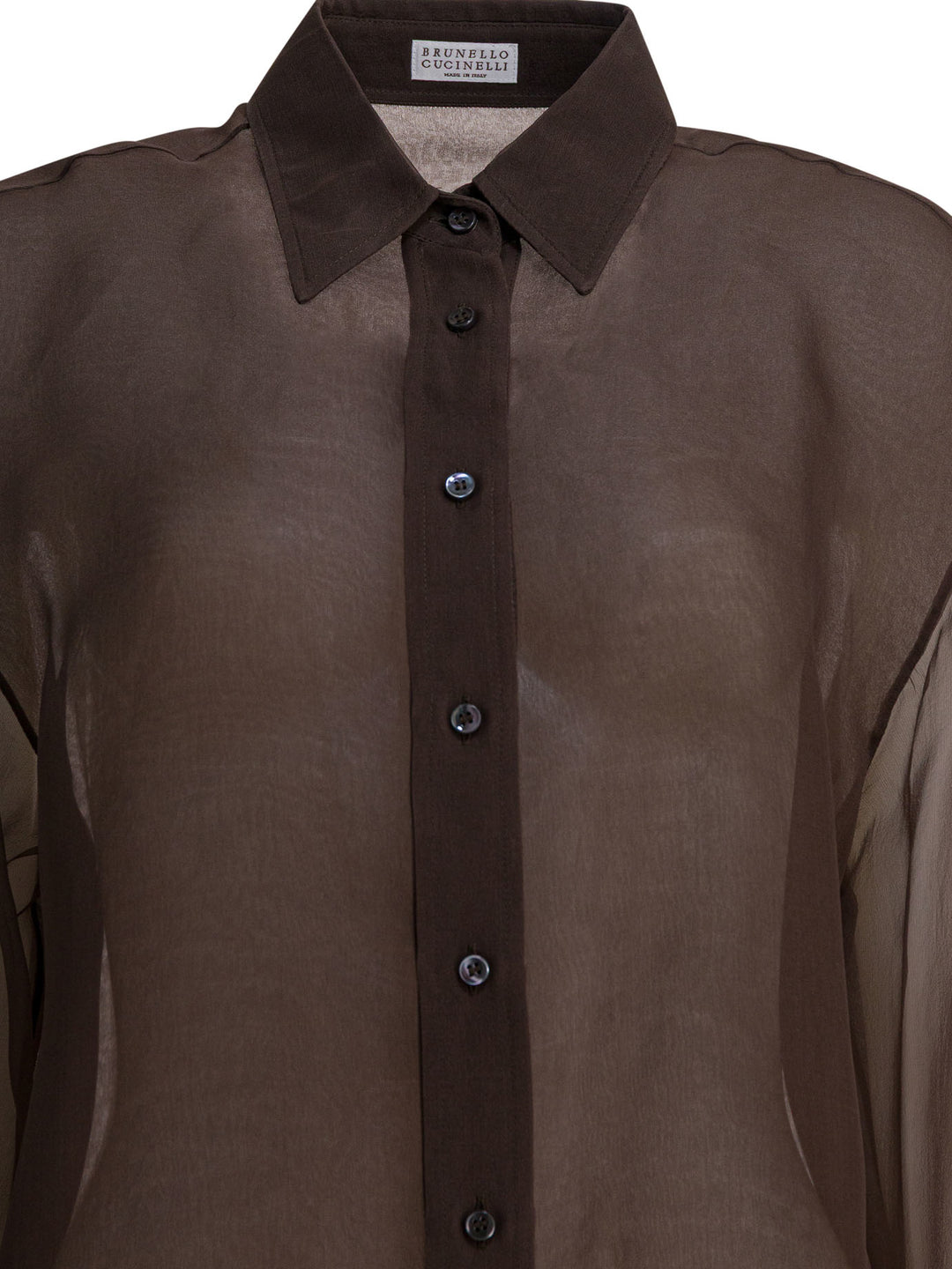 Brunello Cucinelli Crispy Shirts - Brown | 7944029c4f37fd0f8f0008524d3882149841c5fd