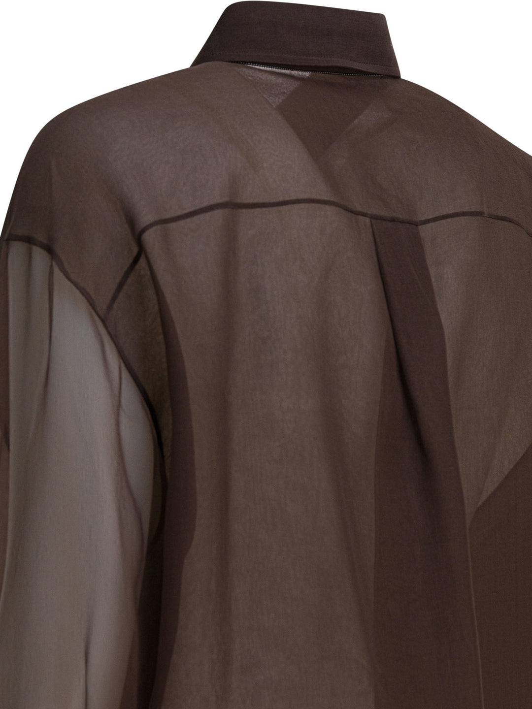 Brunello Cucinelli Crispy Shirts - Brown | 079daa1bd939f436d5610a0fca057d664733e2a1