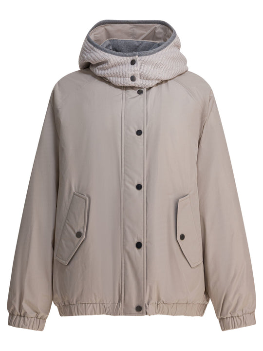 Taffeta Quilt Jacket Jackets And Coats Grey