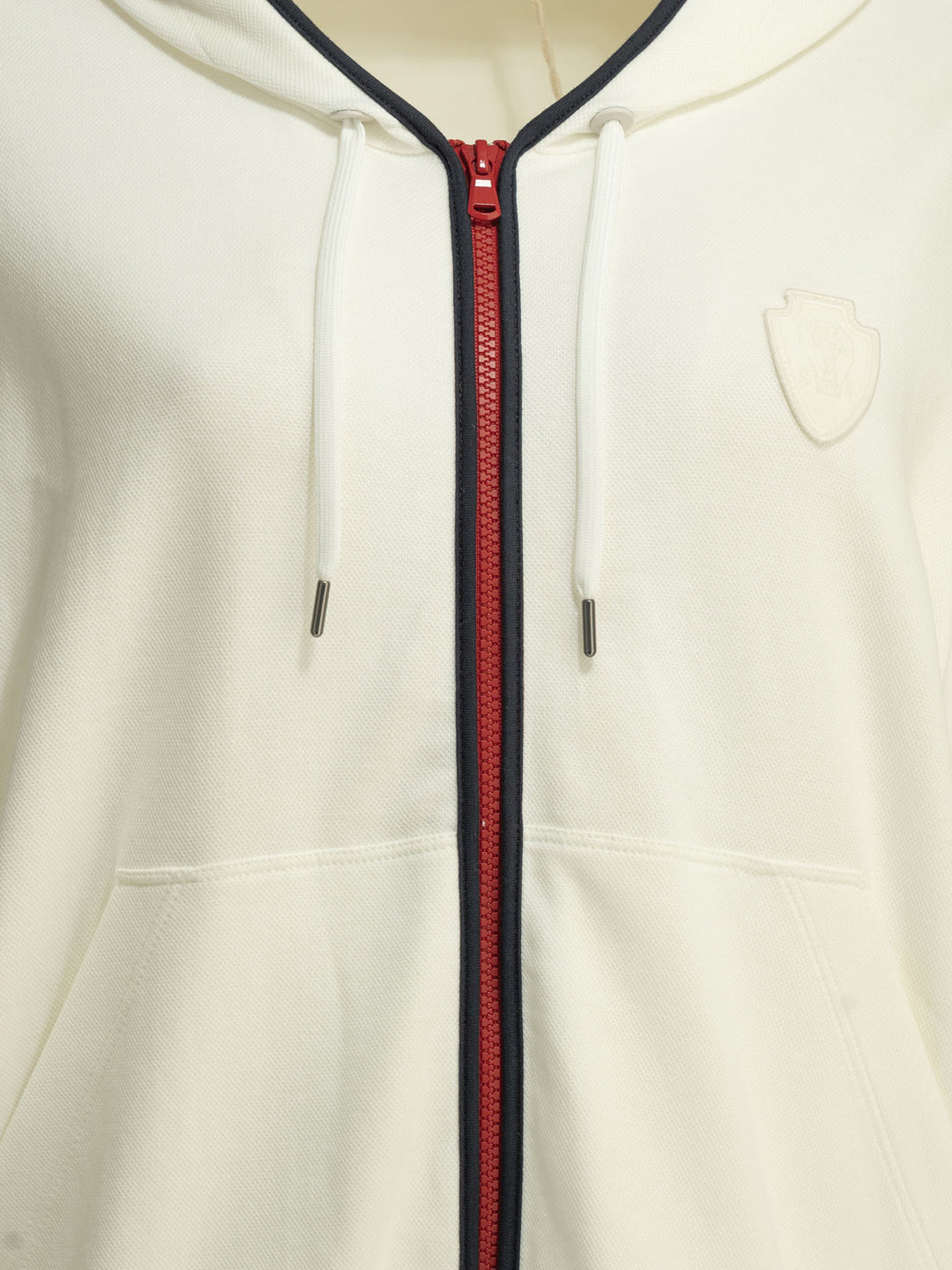 Brunello Cucinelli Zip-Up Sweatshirt With Logo Sweatshirts - White | fe46f27de19652f44b98170ae7e5b3dbb1718e77