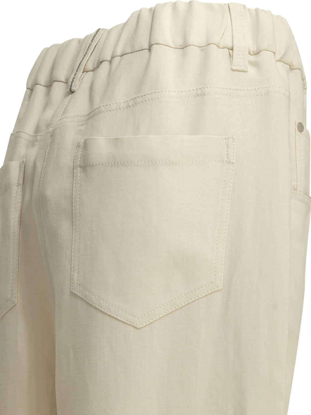 Brunello Cucinelli Fluid Trousers - White | c79ed499f10f60f2c9d5dcb6b117174c67c14153