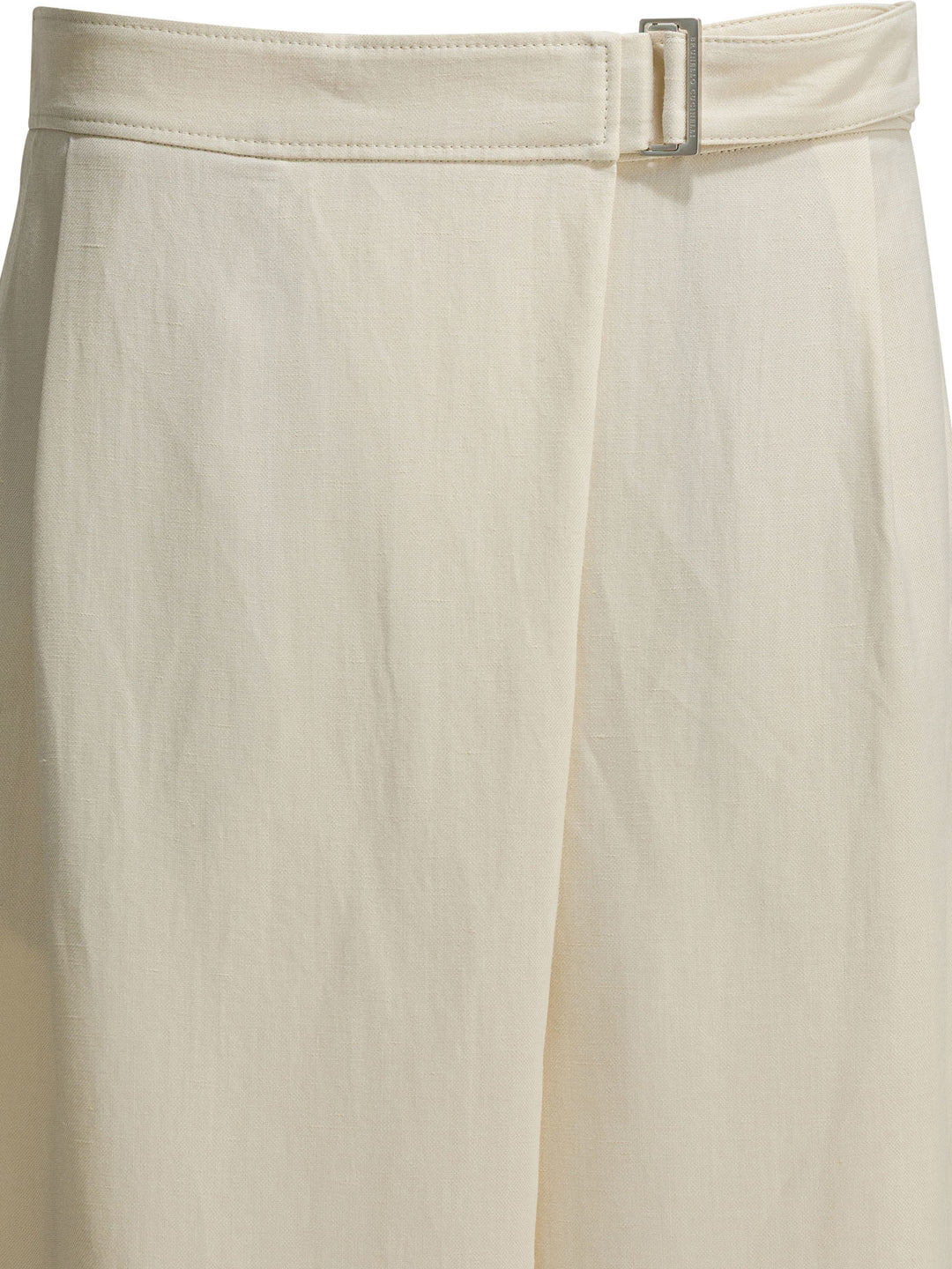 Brunello Cucinelli Sartorial Wrap Trousers - White | 893668e6f38b2611f716568657f9a259e2b2658c