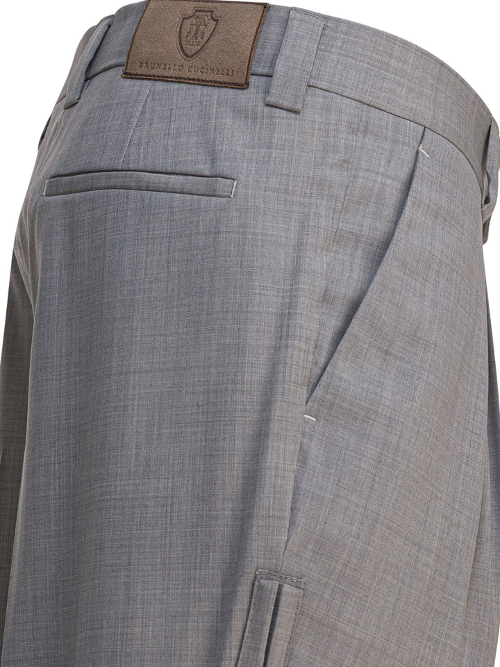 Brunello Cucinelli Dynamic Trousers - Grey | fc5e58f30621bf5694a04242591e3ad1d856a7d4