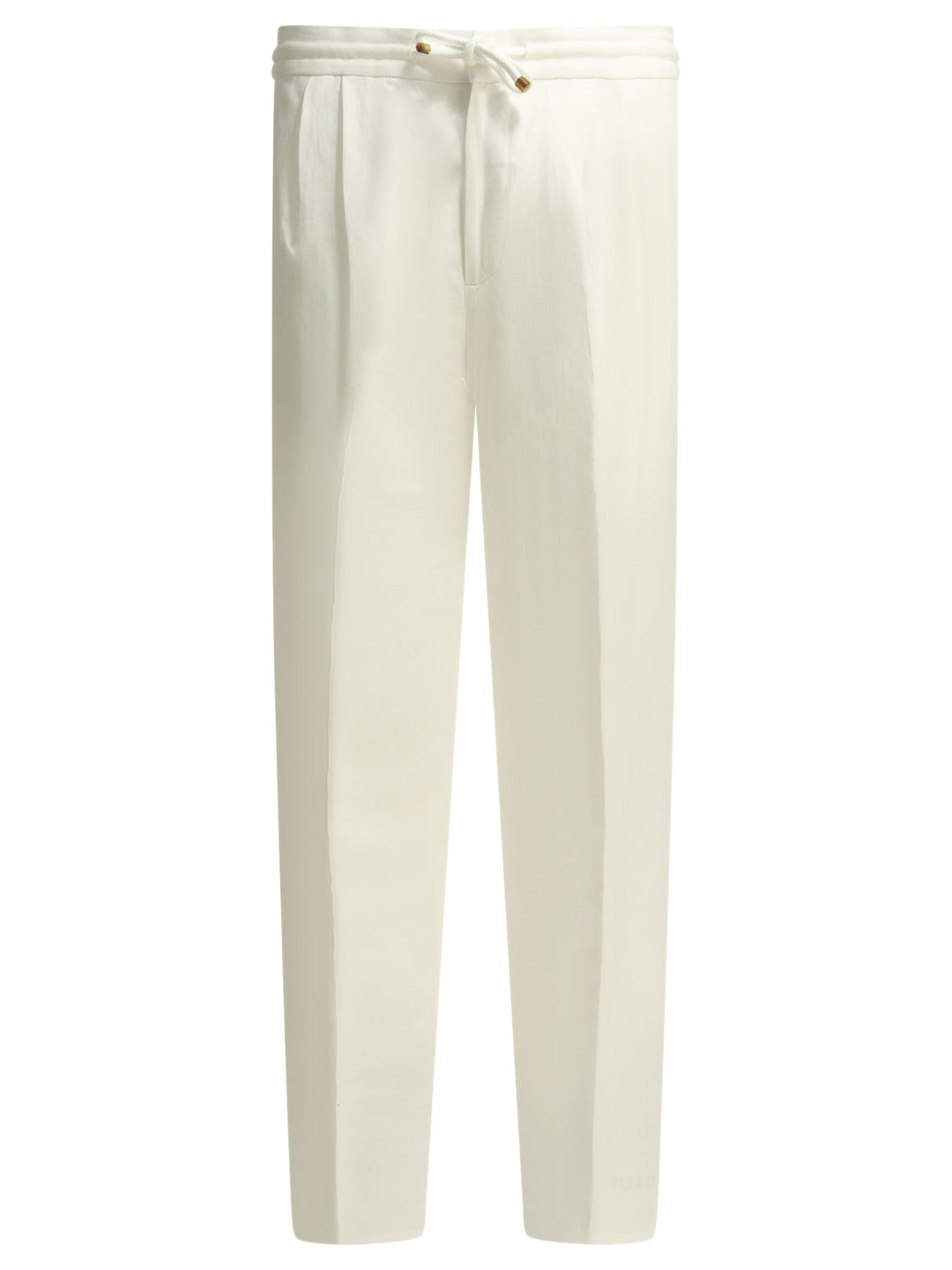 Brunello Cucinelli Casual Linen And Cotton Pants Trousers - White | ee2f634c873d628968c83edee1da598c25d822b8