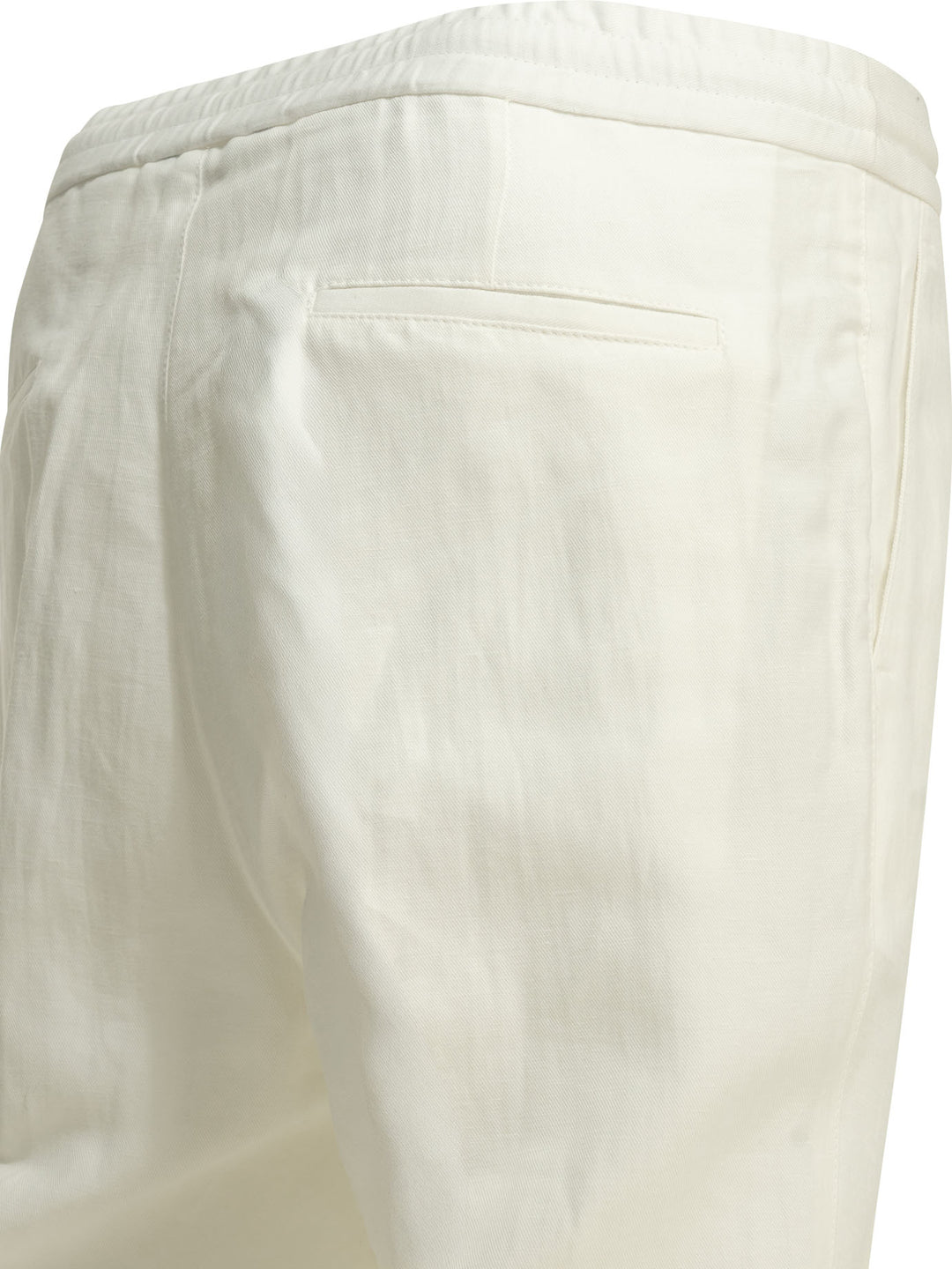 Brunello Cucinelli Casual Linen And Cotton Pants Trousers - White | 9d69f08f6fd49b44e810287cd27ad888dbf16c20