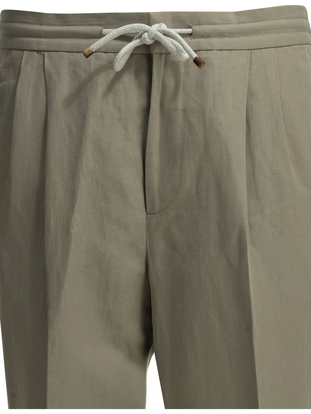 Brunello Cucinelli Casual Linen And Cotton Pants Trousers - Beige | f6fd9ce15d33a6a69afc5f747943fb04d97f1223