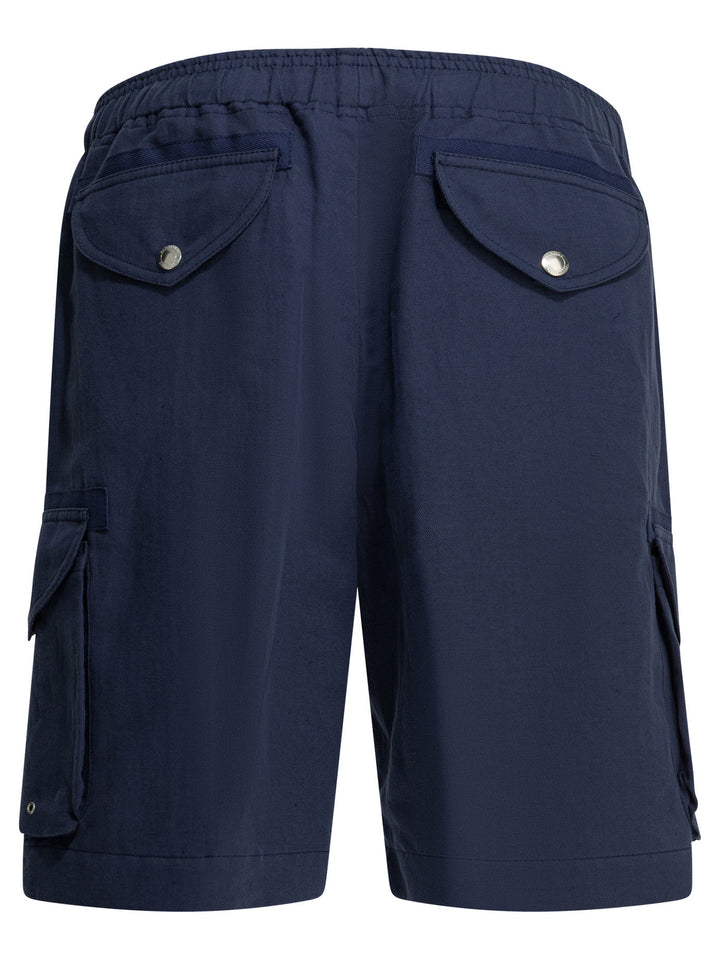 Brunello Cucinelli Short Cargo Shorts - Blue | 1169d3d1223e45b72e99e96390a636b25baed8db