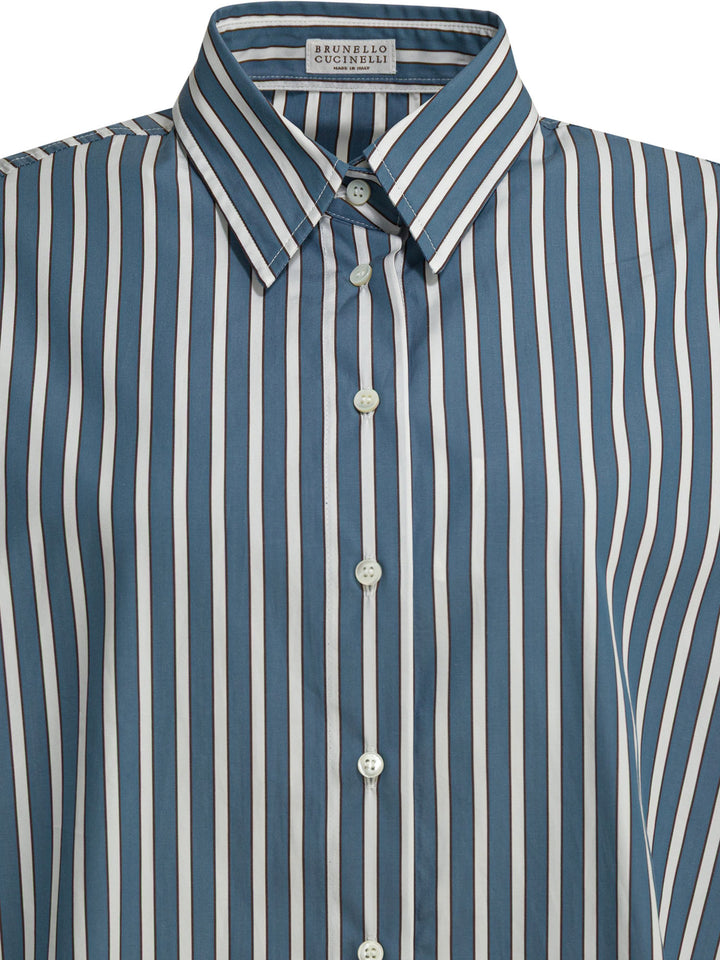 Brunello Cucinelli  Shirts - Light blue | 4deb37680caf3db430beb13fbf23492bb3cf9788