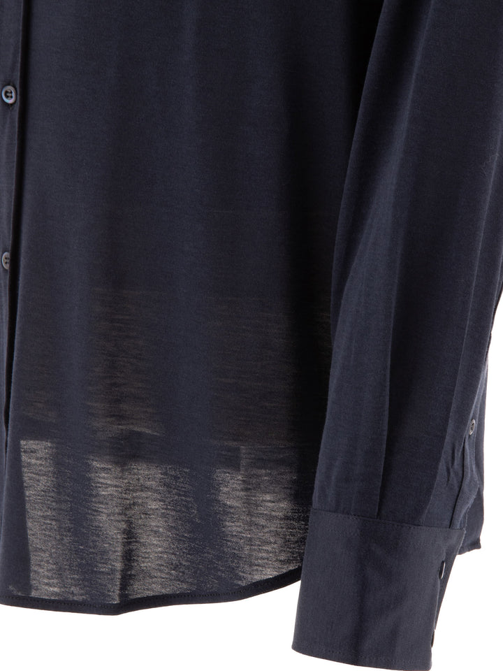 Brunello Cucinelli  Shirts - Blue | 85bb41b26005069fcf6ae0e257e514f80c0fd7ec