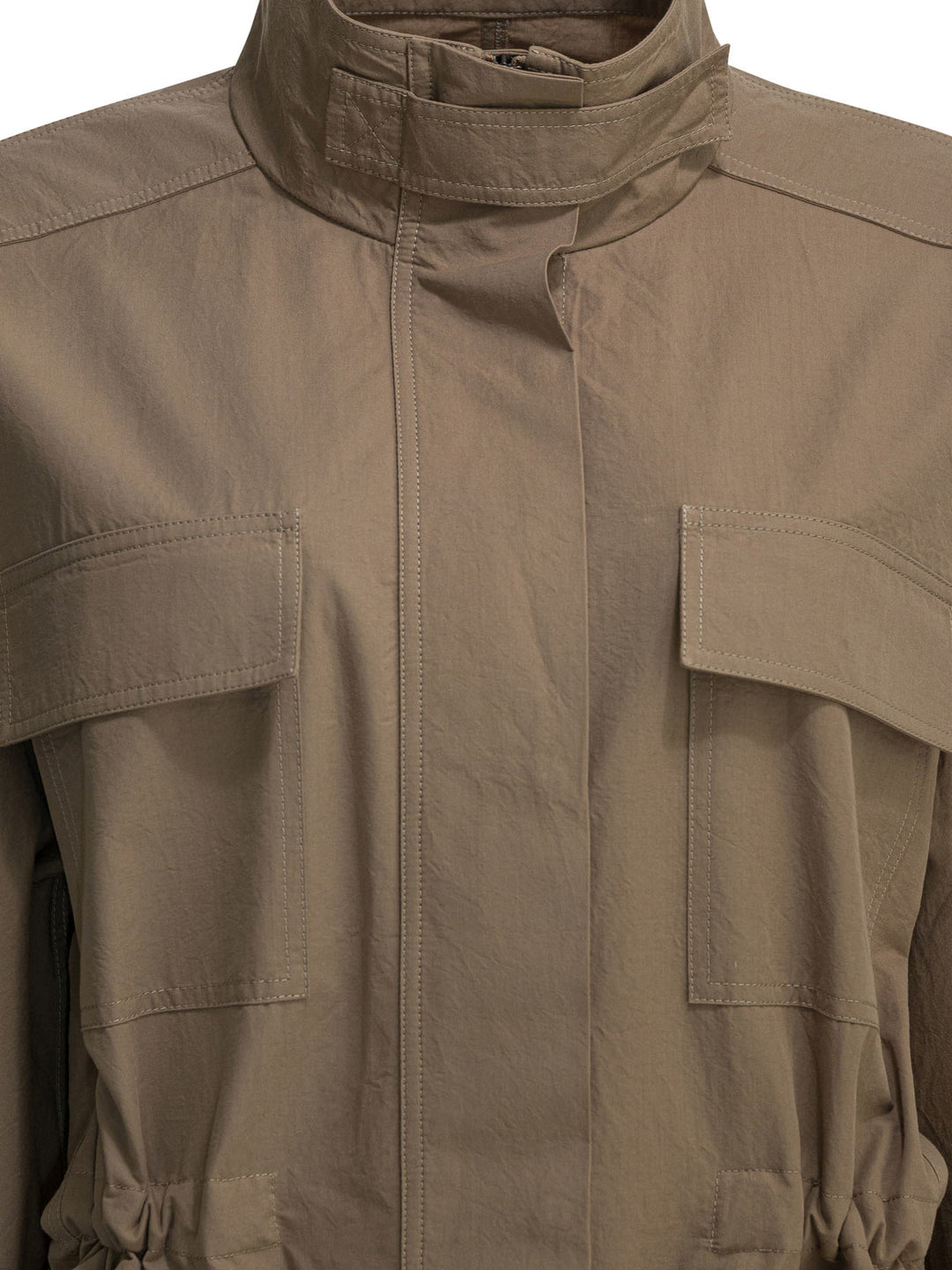 Brunello Cucinelli Cotton Trench Coat Jackets and Coats - Brown | 3b91318a4e6e39865d00e6203cbf32033e9931cc