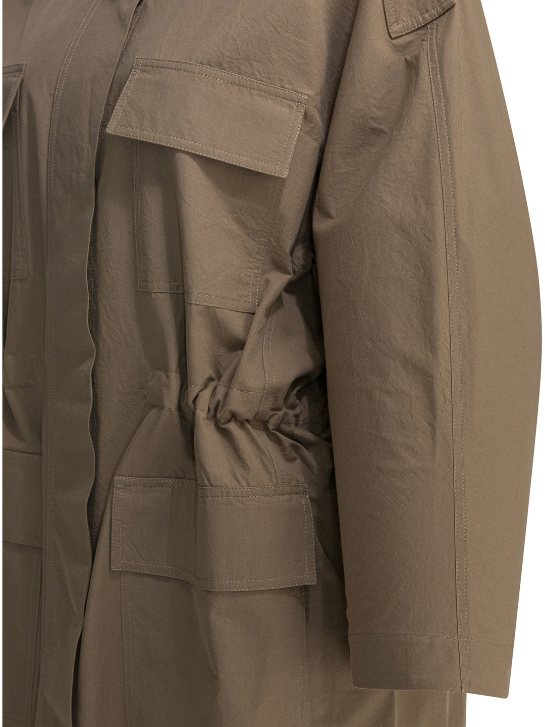 Brunello Cucinelli Cotton Trench Coat Jackets and Coats - Brown | 9ec27a46390b3f6113613fffe89a66815c8c0d31