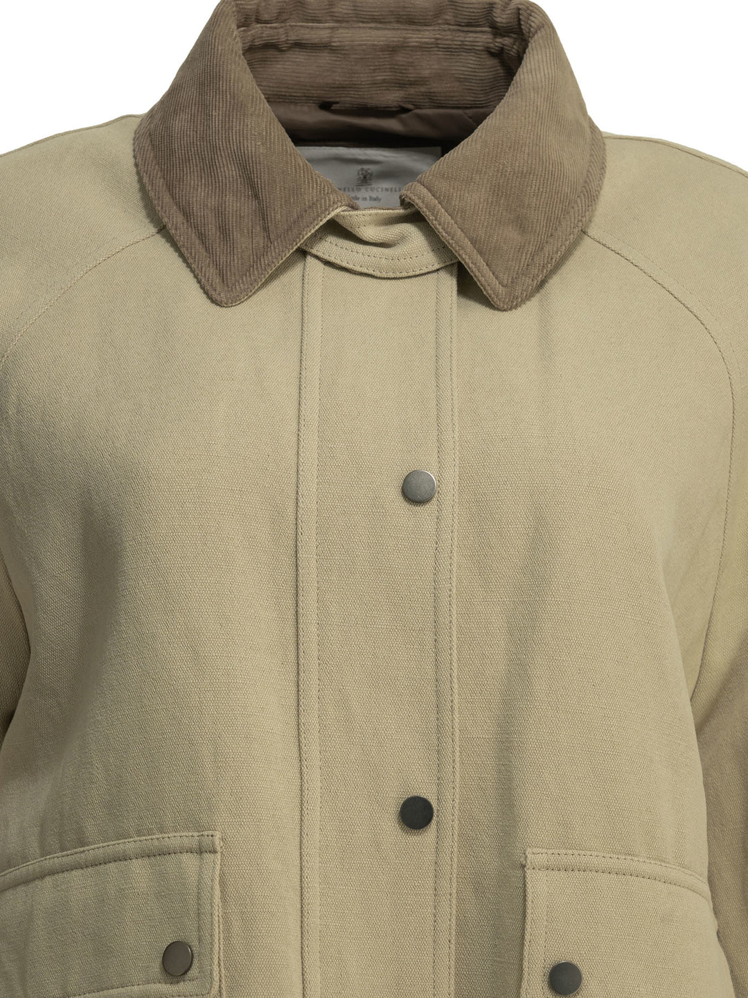 Brunello Cucinelli Lightweight Cotton And Linen Jacket Jackets and Coats - Beige | 896c575e8946e28afdbf14d4fba602d57af3490c