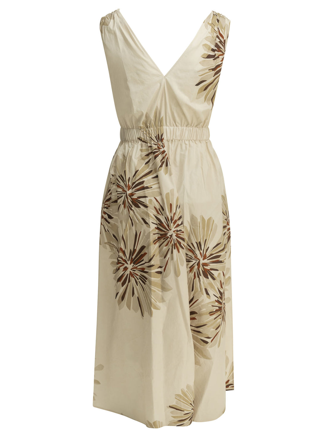 Brunello Cucinelli Bloom Print Dresses - Beige | 3b61d243ab129ca0b61a7891ab7a3e7532e8da4c