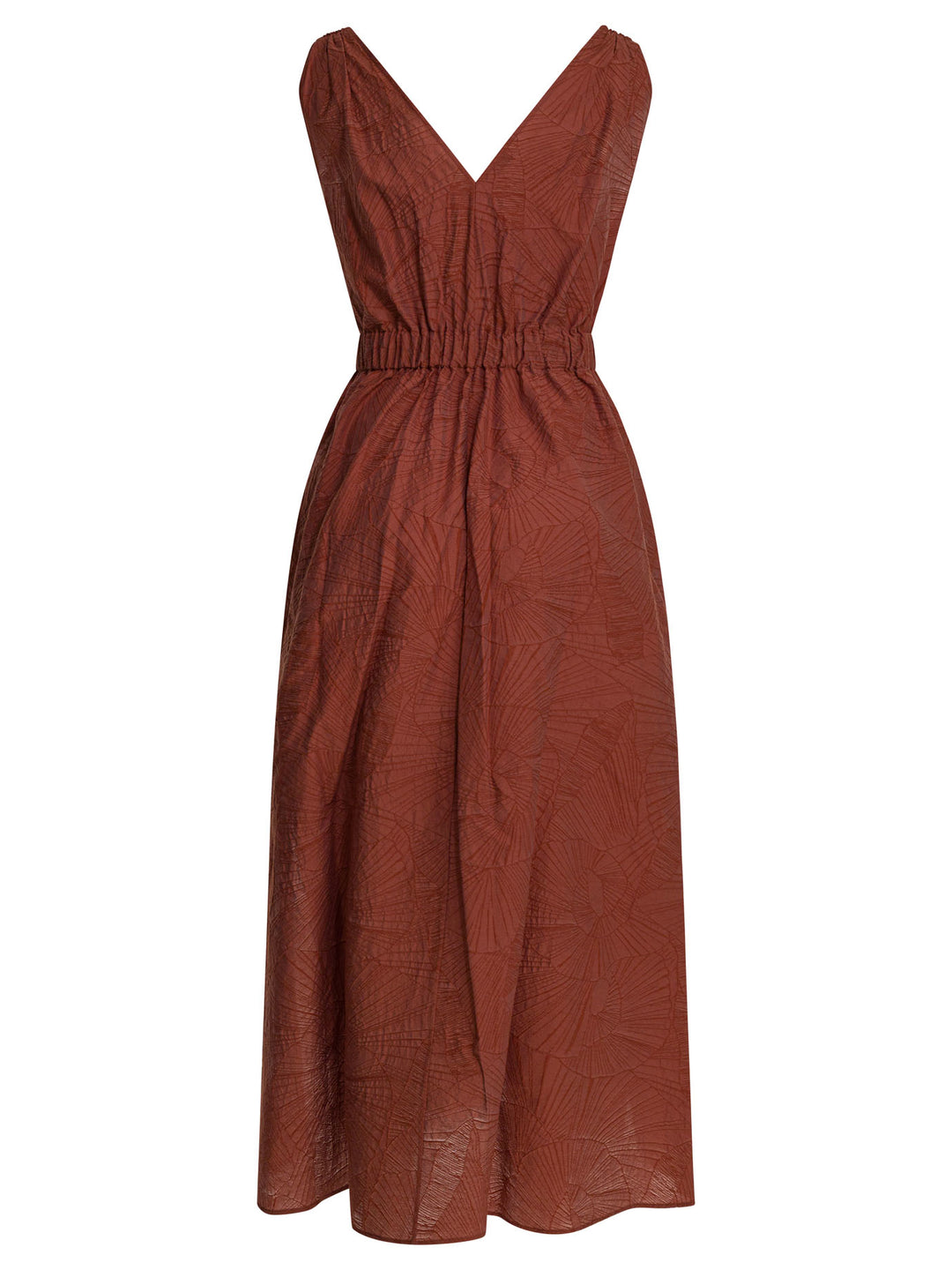 Brunello Cucinelli Long Trapeze Dress Dresses - Orange | 6eb9a4dd2a6aed07d237218201d8adbe6c6f7990