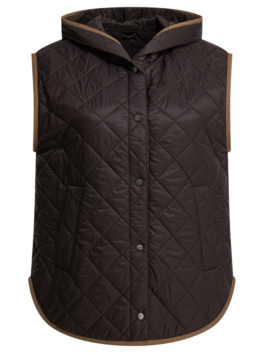 Brunello Cucinelli Lightweight Nylon Quilted Sleeveless Jacket Jackets and Coats - Black | d4a399fd130abc6dada65159666c8763f8737889