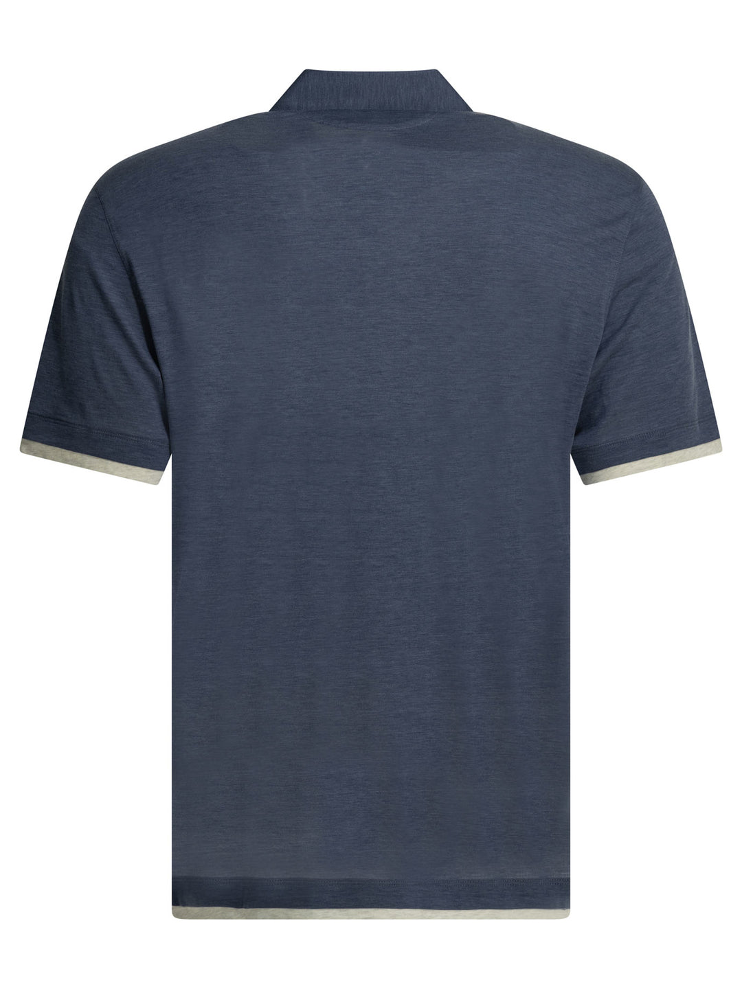 Brunello Cucinelli Faux Layering Polo shirts - Blue | 850e29838b05baa58406e9da0b4ee32fe30919d8