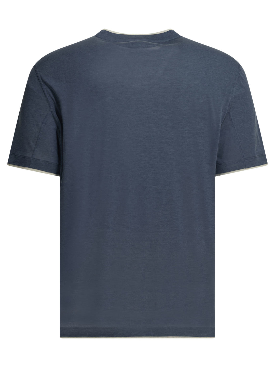 Brunello Cucinelli Faux Layering T-shirts - Blue | 9498bbffcd543cc06940e3a4f2aff05fa8879221