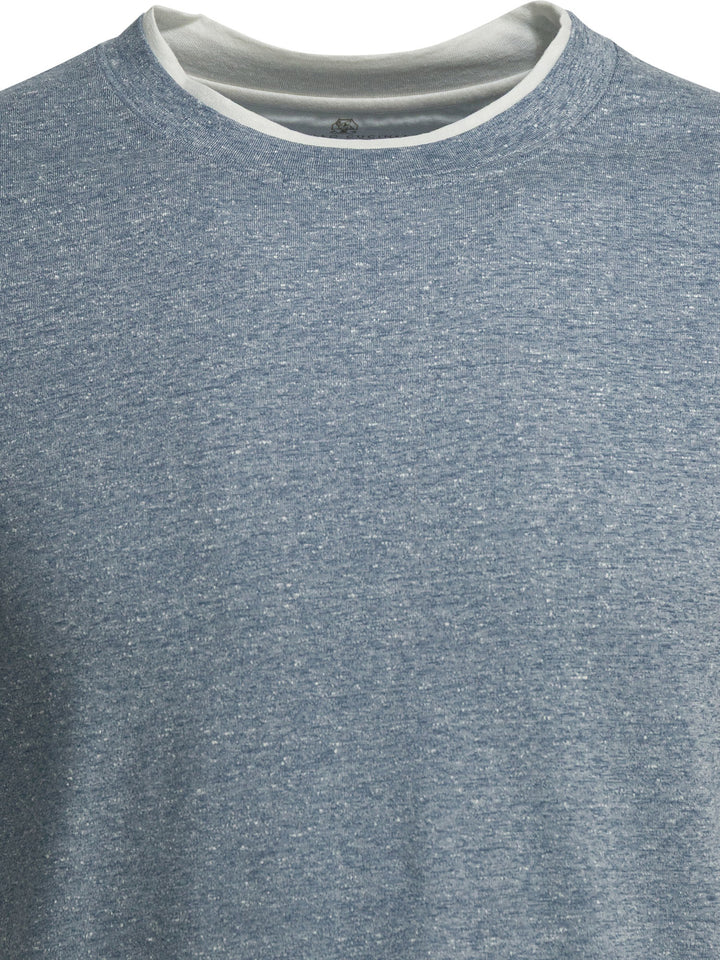 Brunello Cucinelli  T-shirts - Light blue | a05f2e71f3f5a557b72aa7d225e70ecbbb82bd31