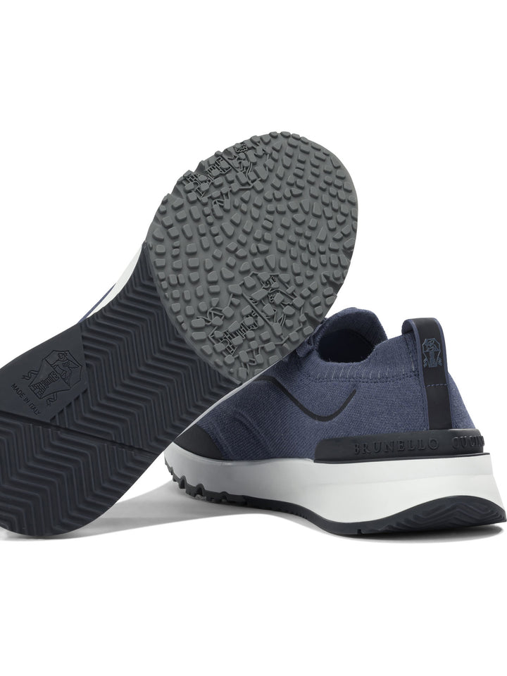 Brunello Cucinelli Low Sneakers Sneakers & Slip-On - Blue | f77b839202d80bd13d666998554345e548cf39b9