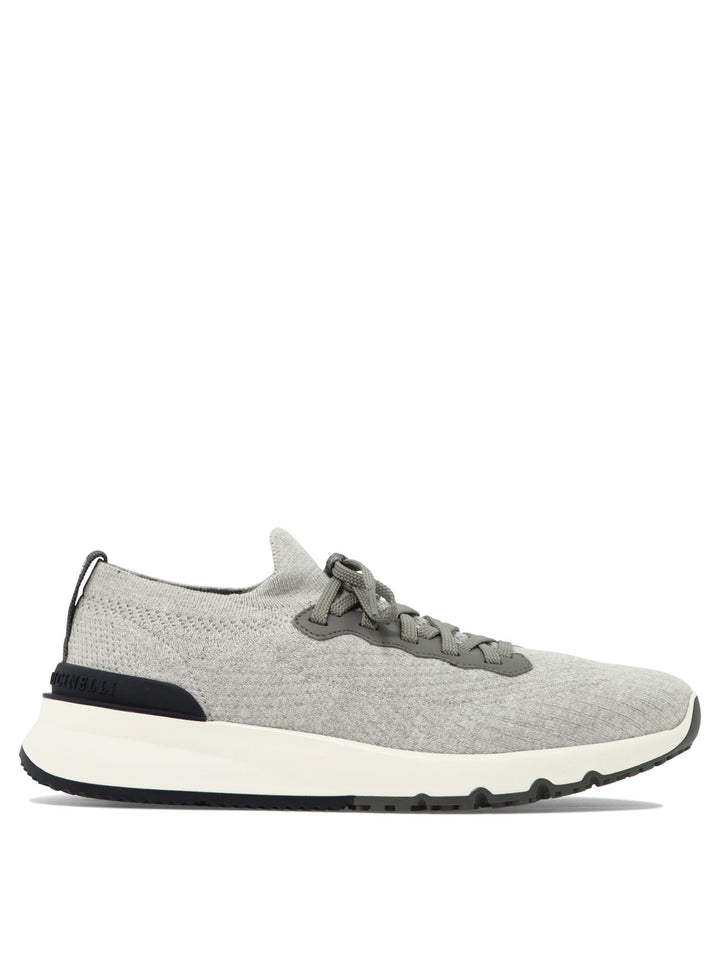 Brunello Cucinelli Low Sneakers Sneakers & Slip-On - Grey | 5164b41c7133f910e6a3a6a9db731901a2b7b30e