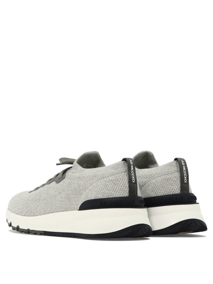 Brunello Cucinelli Low Sneakers Sneakers & Slip-On - Grey | b50fb5737ea03e041cd35d8bab344e9931674155