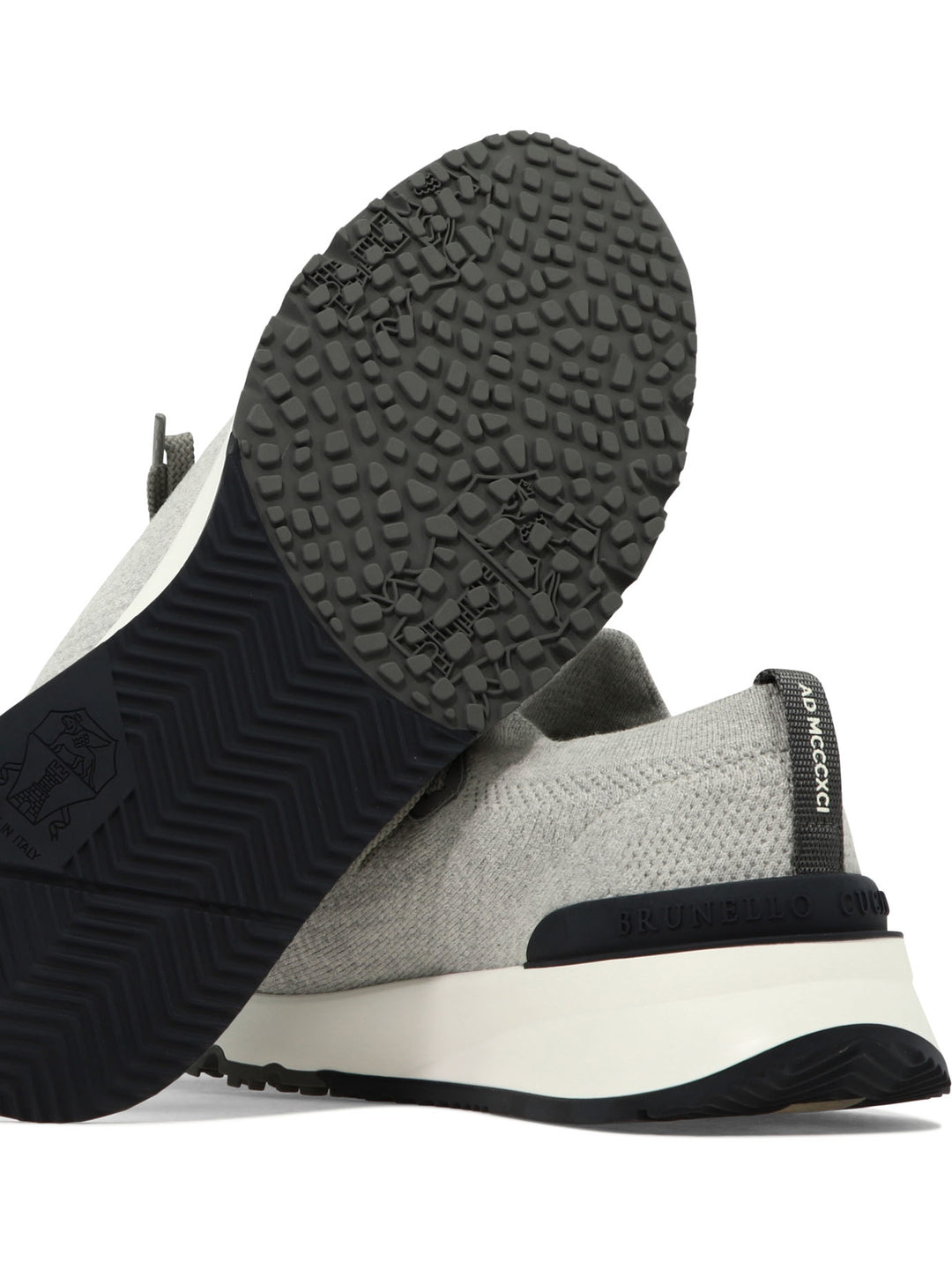 Brunello Cucinelli Low Sneakers Sneakers & Slip-On - Grey | 96e0a4fdf57c73b6a2b555260cff3ea45b86e840