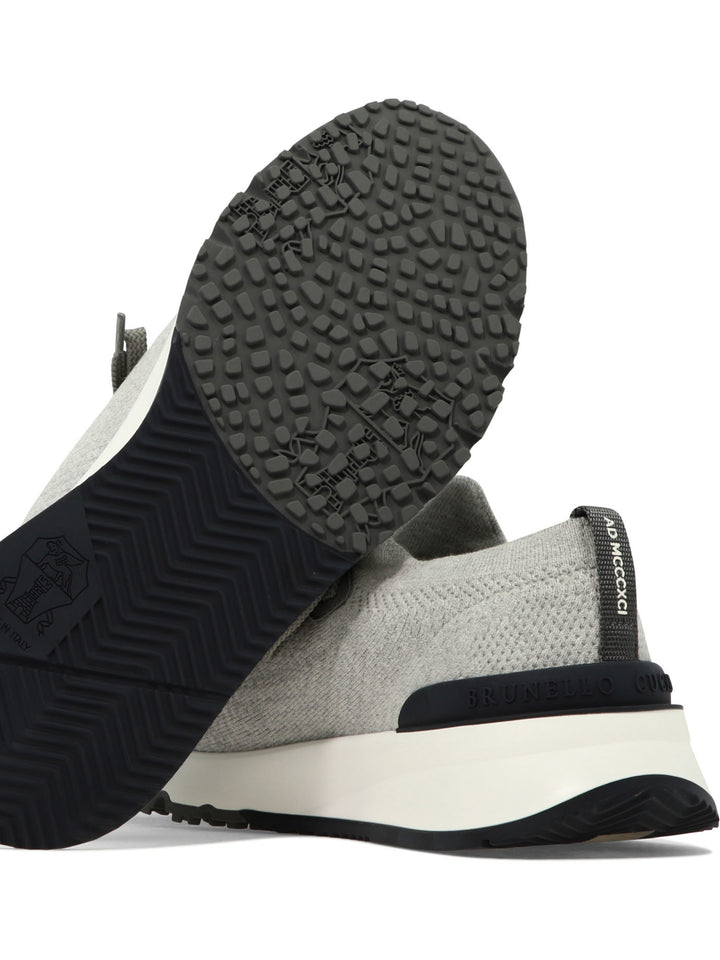 Brunello Cucinelli Low Sneakers Sneakers & Slip-On - Grey | 96e0a4fdf57c73b6a2b555260cff3ea45b86e840