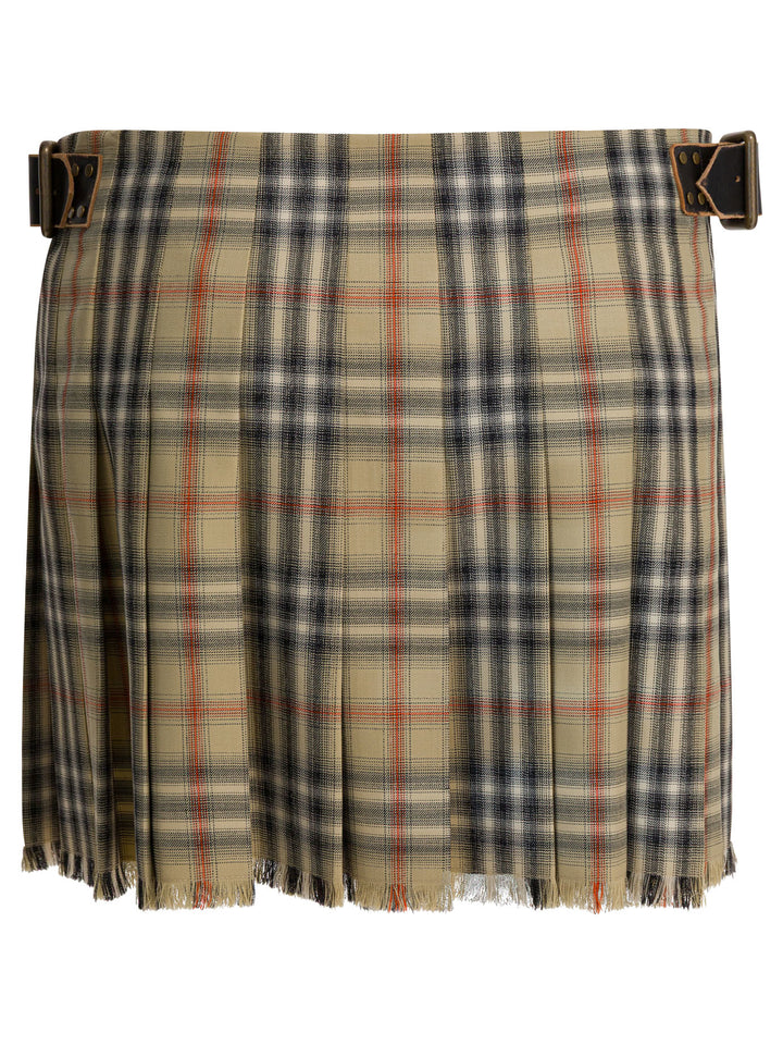 Burberry Check Skirts - Beige | 1c74c71157e1d6da7461aaffb45325899a6f7527