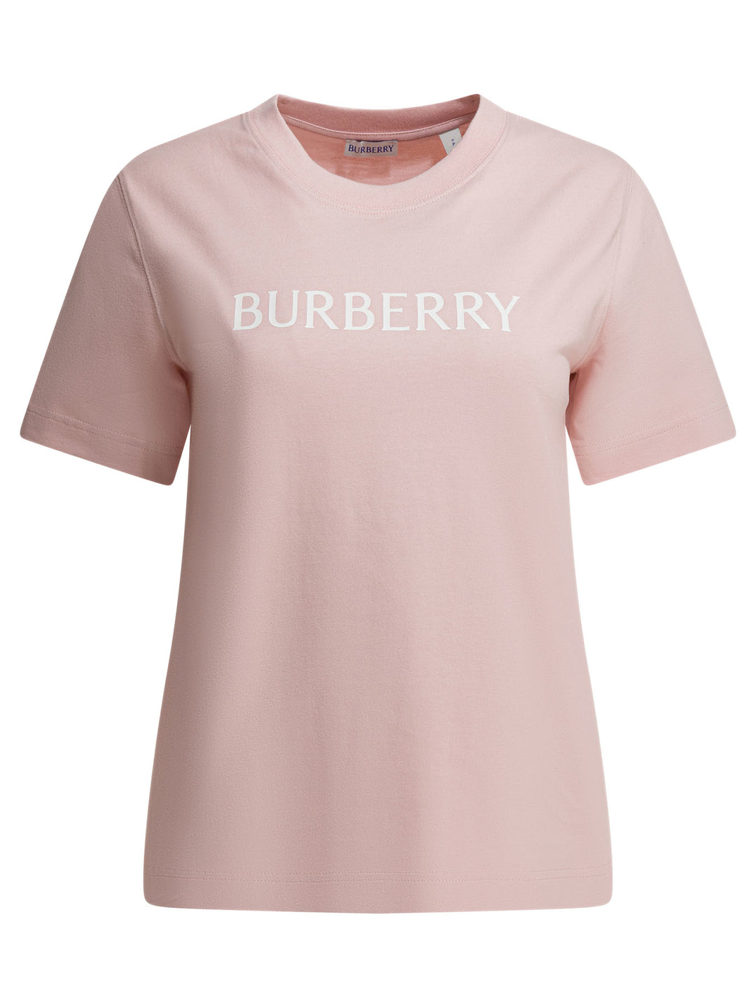 Burberry Cotton T-Shirt With Logo T-shirts - Pink | 55b19f1e28f4862197e6e9a71644cf008a2fa646