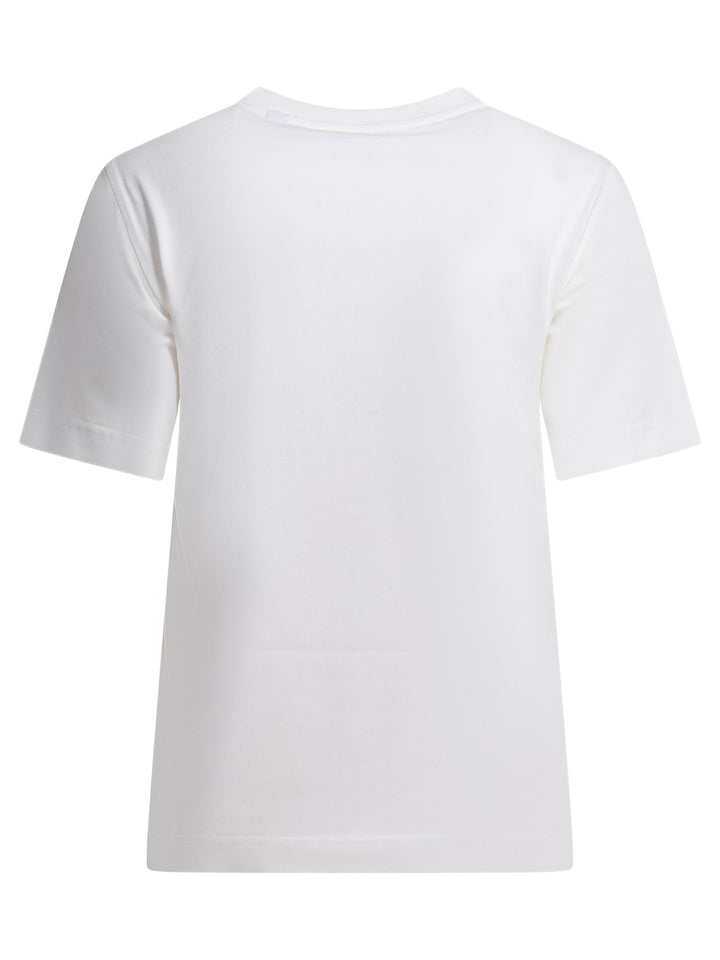 Burberry Cotton T-Shirt With Logo T-shirts - White | 295ea25ba672f0b5ed5a92f1452ddba1f2627fe7