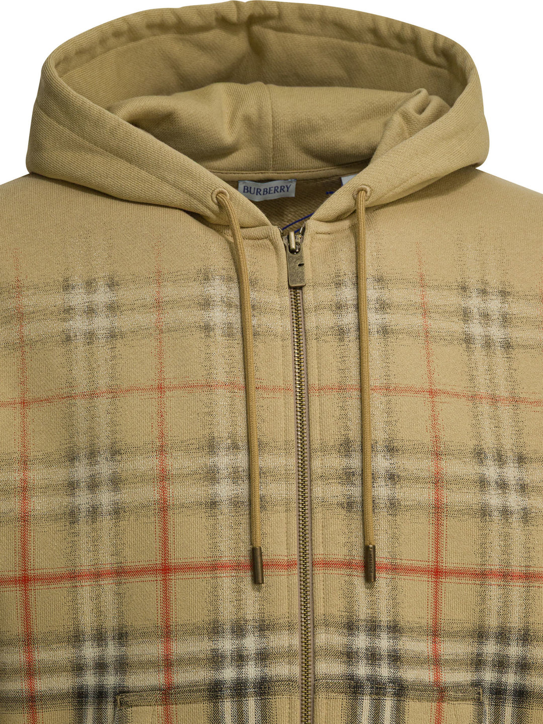 Burberry Check Sweatshirts - Beige | 89c5350f6a41b08610ecc0a3a7743ba8bd8643a5