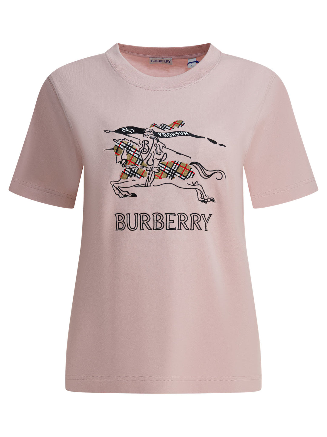 Burberry Cotton  T-Shirt With Ekd T-shirts - Pink | 9ff4e27a1f01c82eca234f3d9bcbacd5f77406b9
