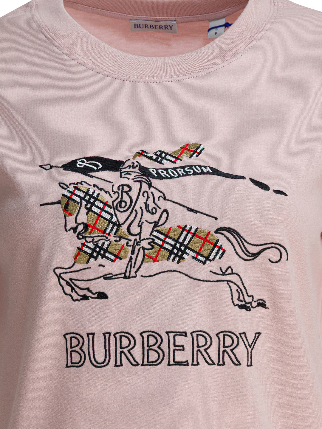 Burberry Cotton  T-Shirt With Ekd T-shirts - Pink | e0622c30599d6e062ff19147a1f1c882fb0f1c66