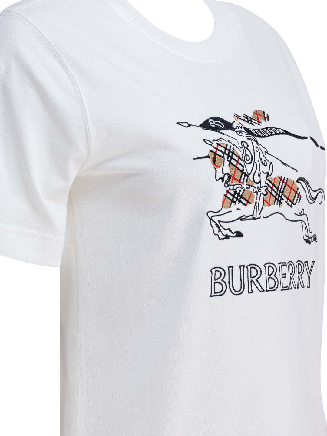 Burberry Cotton T-Shirt With Ekd T-shirts - White | 138debc24e554032b95c3b8cbae9908827620b71