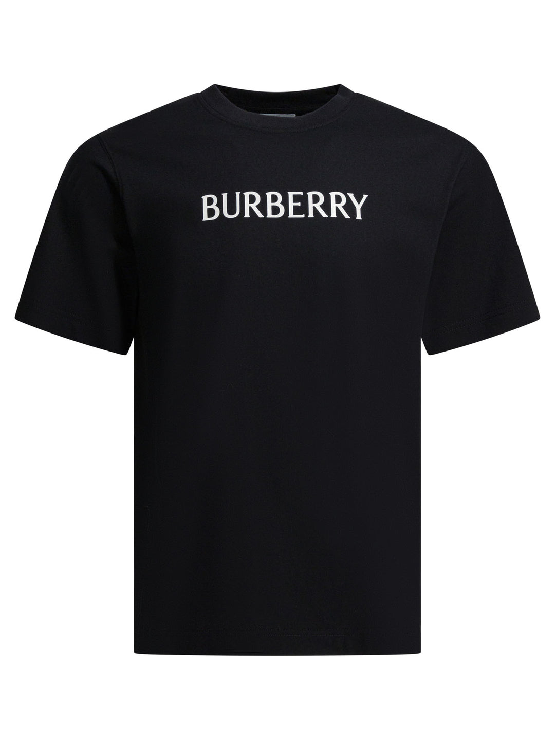 Burberry Cotton T-Shirt With Logo T-shirts - Black | e0492c6ef631e8053623a7a92ebc7ee4c35978c3