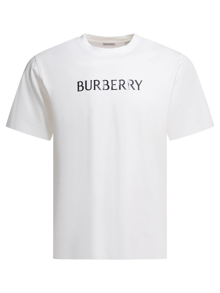 Burberry Cotton T-Shirt With Logo T-shirts - White | d5bbd966138a0ae36a14e09f3ffada8f38693aeb