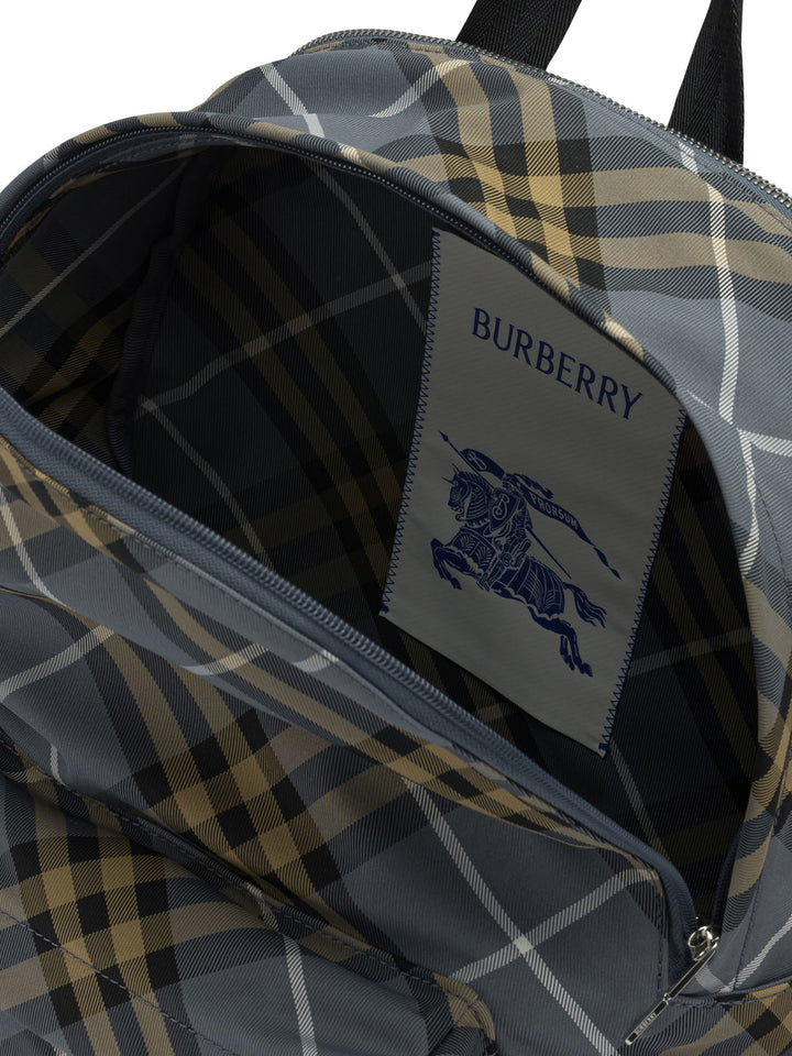 Burberry Check Backpacks & Travels - Blue | c3ecb0c74b3c948bc88d63e89c3c89c28a24ccd4