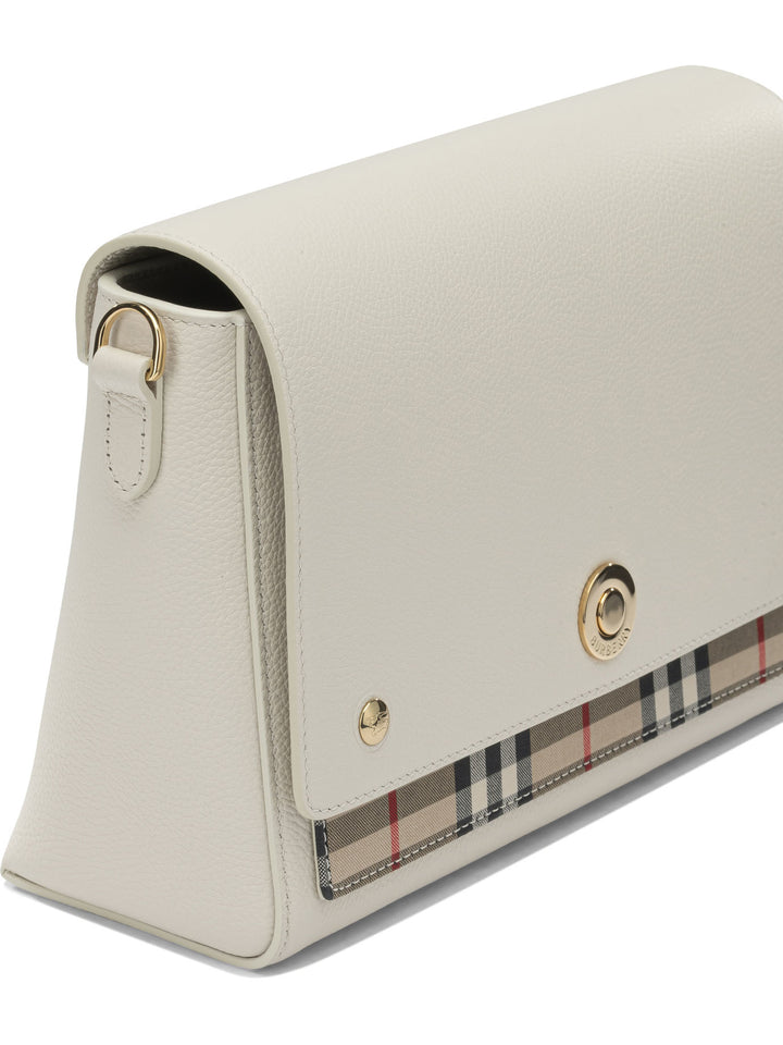 Burberry Note Crossbody Bags - White | 600c9ae8412fbc0729c38433222b896119441647