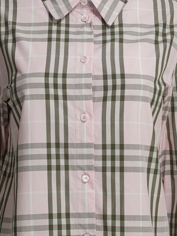 Burberry Emma Check Shirts - Pink | 3f682ae3c05167b3518651e72335fb3e11e399ee