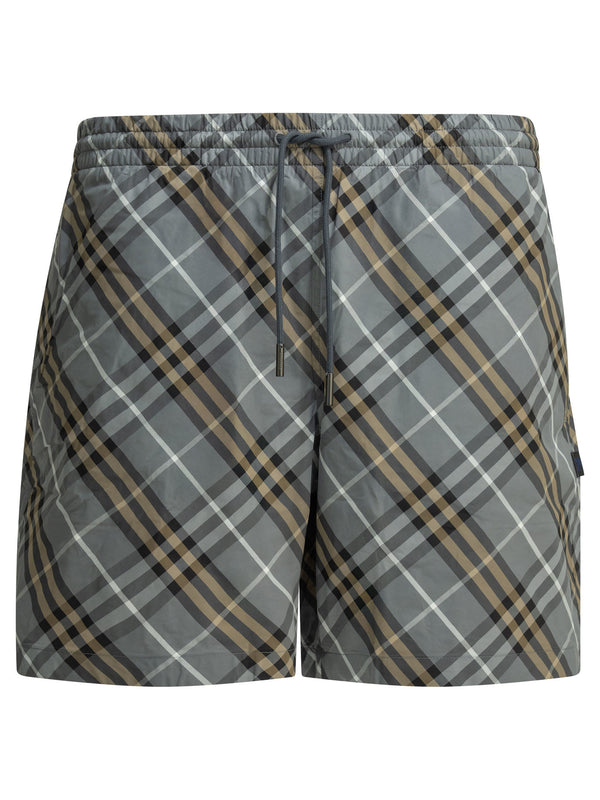 Check Swimwear Blue