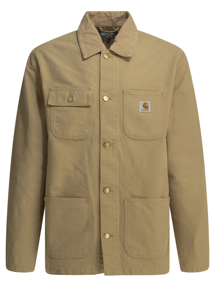 Carhartt Wip Michigan Jackets and Coats - Beige | ae3d10f1c77ff74721f1fc8db3476cab1f369080