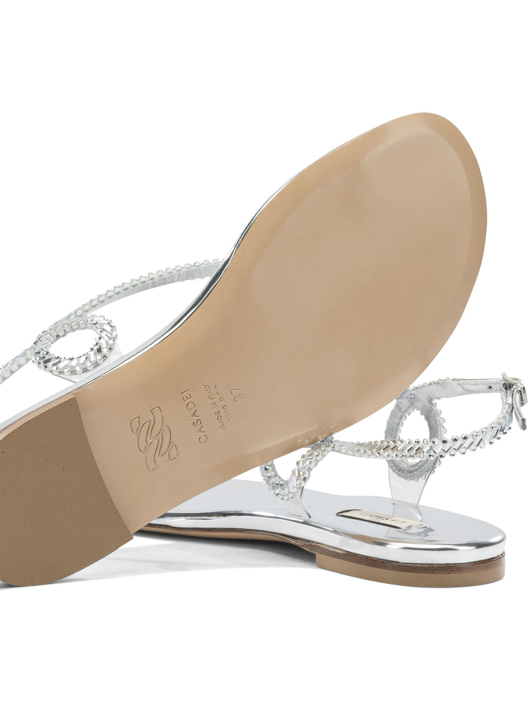 Casadei  Sandals - Silver | 570da1fc58c3c8e48660377f8dd654fb5ade3358
