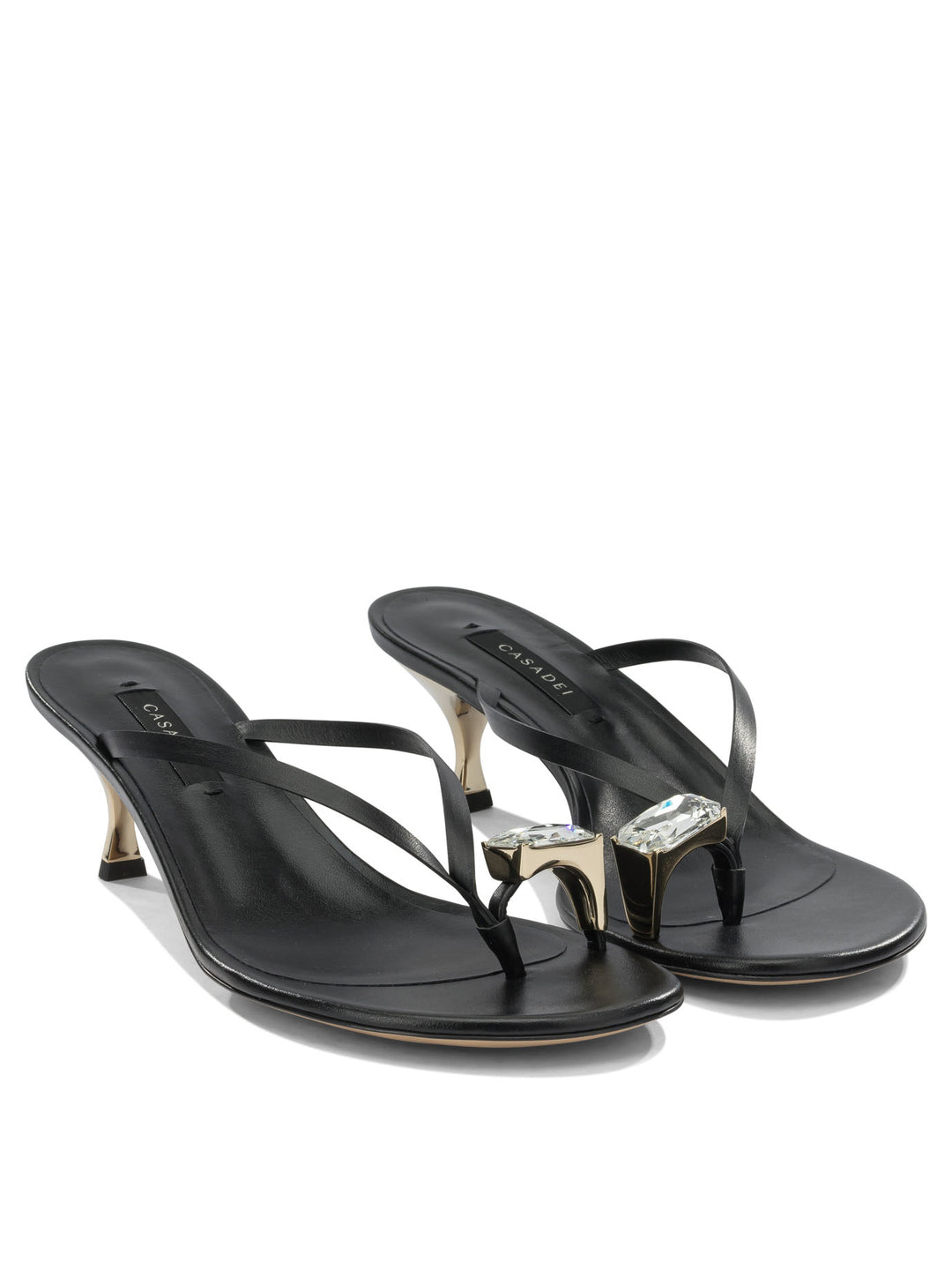 Casadei  Sandals - Black | c87d9f00bb786cc4156afc2d76224f1f6718f8c7