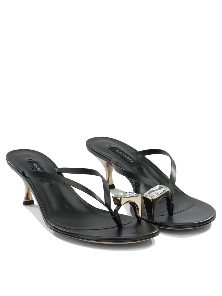 Casadei  Sandals - Black | c87d9f00bb786cc4156afc2d76224f1f6718f8c7