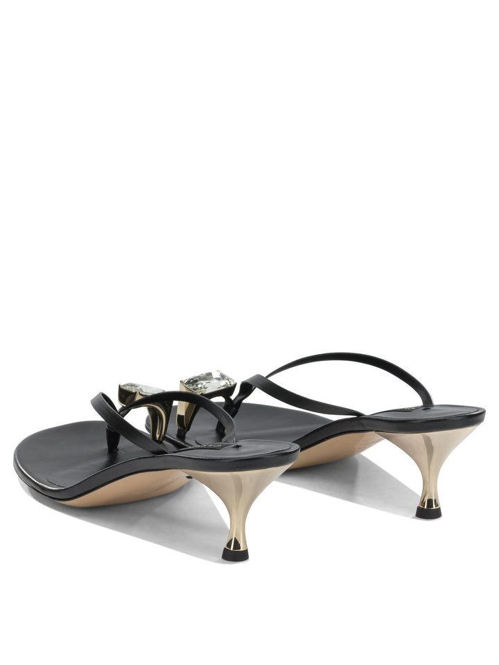 Casadei  Sandals - Black | 8d45e6c2e5c6db718cb63ae166a5a0300ffb61a6