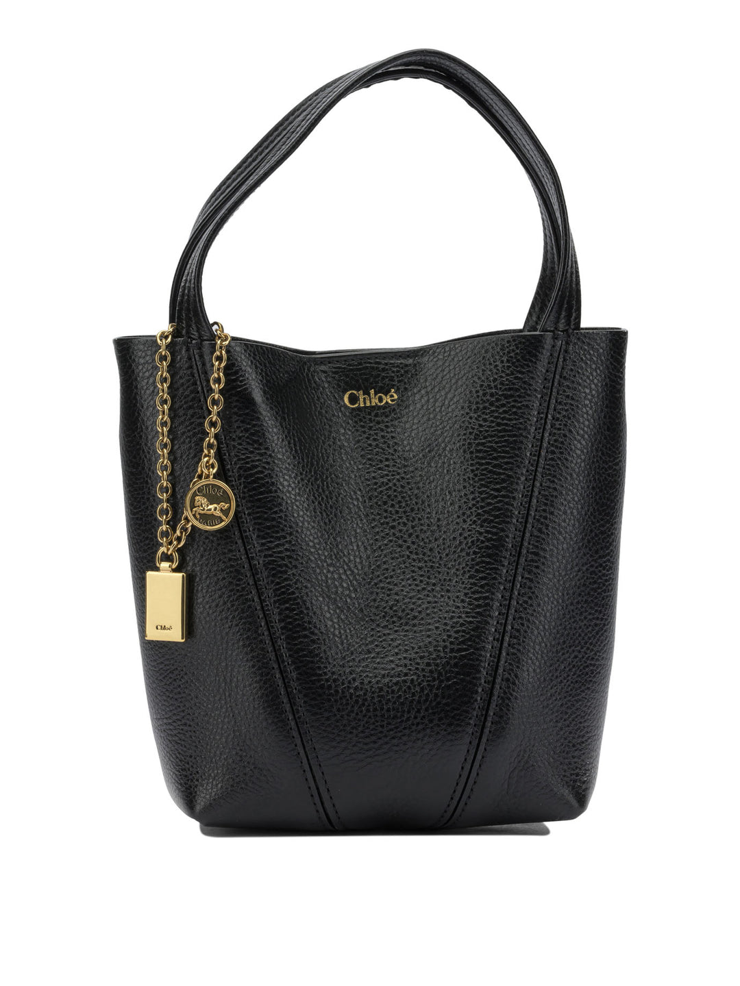 Chloé Spin Handbags - Black | 3356bfc325d3cb8361ade9bc0bd34793bb7b1829