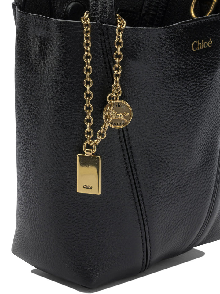 Chloé Spin Handbags - Black | c23c35e8f10ec18e47e0a9bebd5827e3108a2dc3