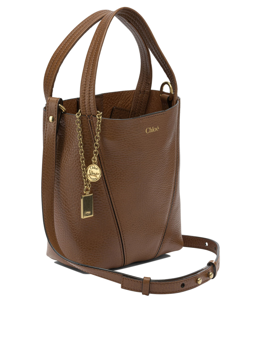 Chloé Spin Handbags - Brown | 7600cd3f8712d2d8811c9d42f28382a6eac3eebe